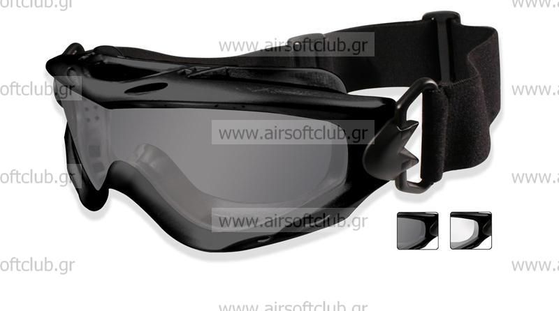 SPEAR Smoke, Clear, Matte Black Frame